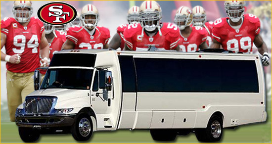 Book Limo Party Bus For NFC Divisional Playoff Game